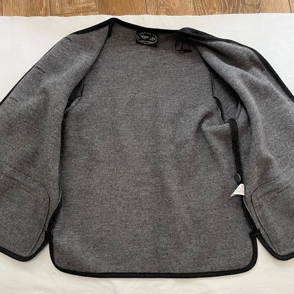 Giesswein Austria Pure New Wool Grey Button Down Jacket - Picture 8 of 12